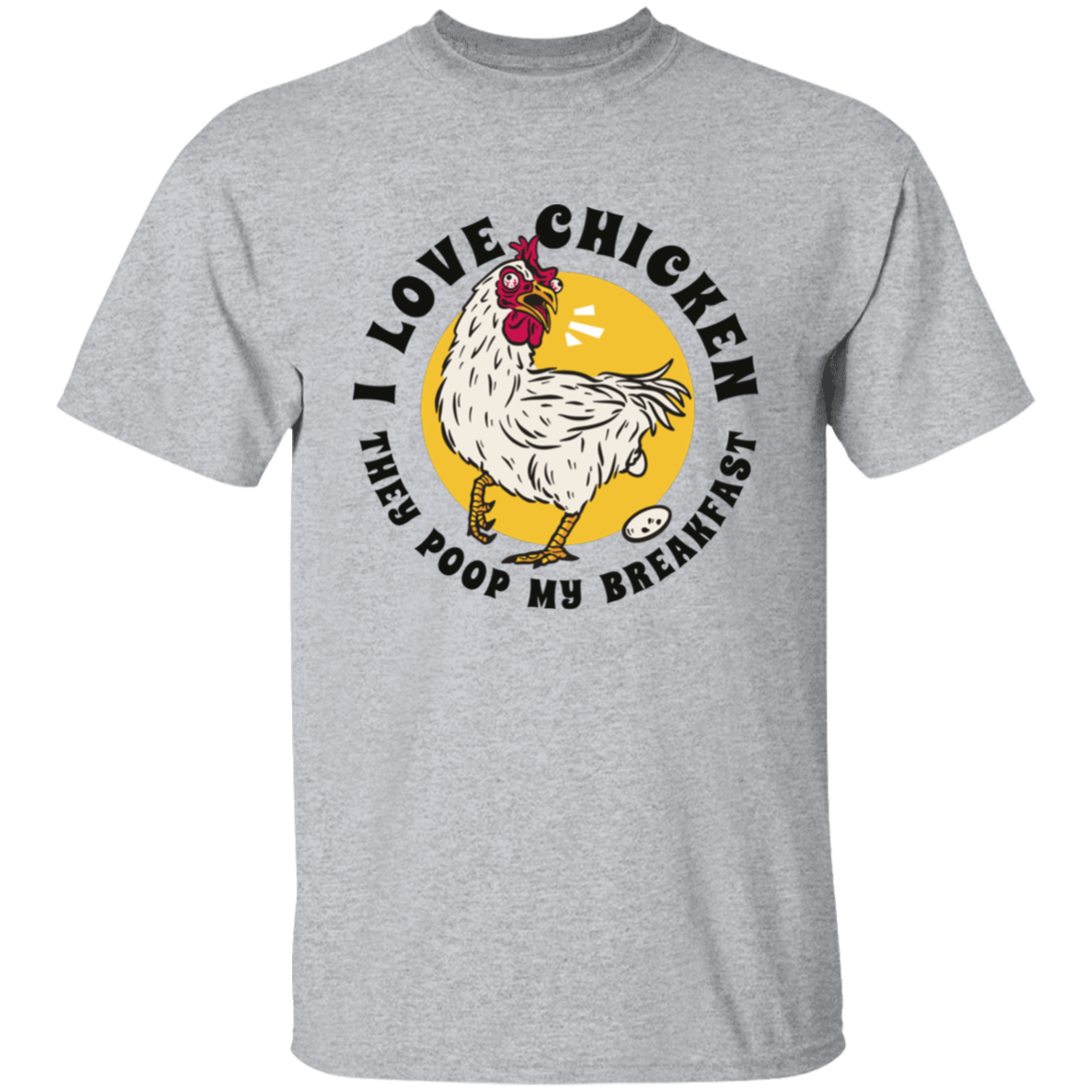 Cartoon Chicken T-Shirt