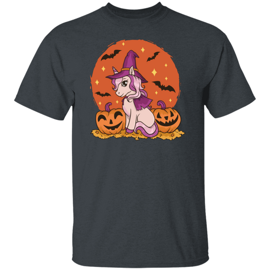 Unicorn Witch Hallowen Cute T-shirt Design