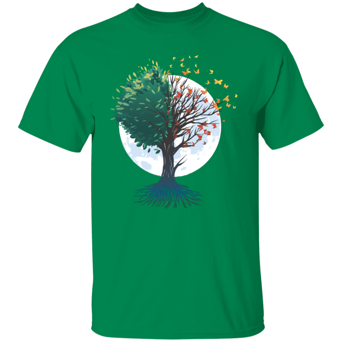 Tree Of Butterflies Autumn T-Shirt