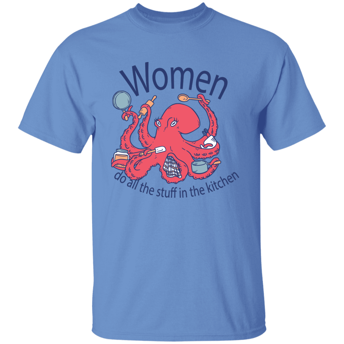 Octopus Sea Animal Cooking T-Shirt
