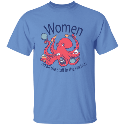 Octopus Sea Animal Cooking T-Shirt