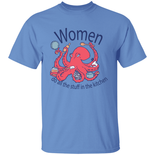 Octopus Sea Animal Cooking T-Shirt