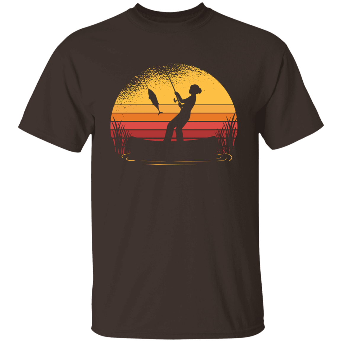 Woman fishing T-Shirt