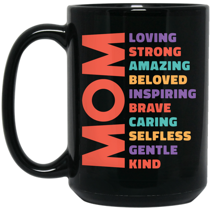 Mom Coffee Mug Black Color