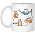 Hamster Guinea Pig Cycle Mug