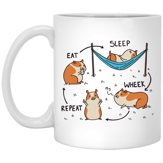 Hamster Guinea Pig Cycle Mug