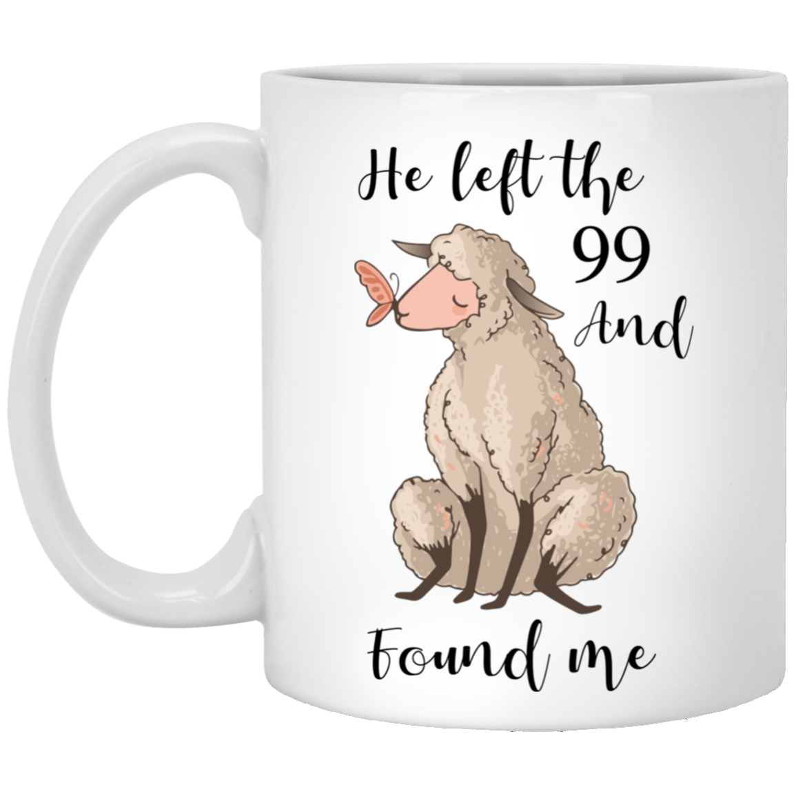 Sheep Mugs Faith Quote