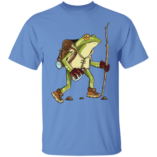Frolic in Nature with the Hiking Frog T-Shirt !