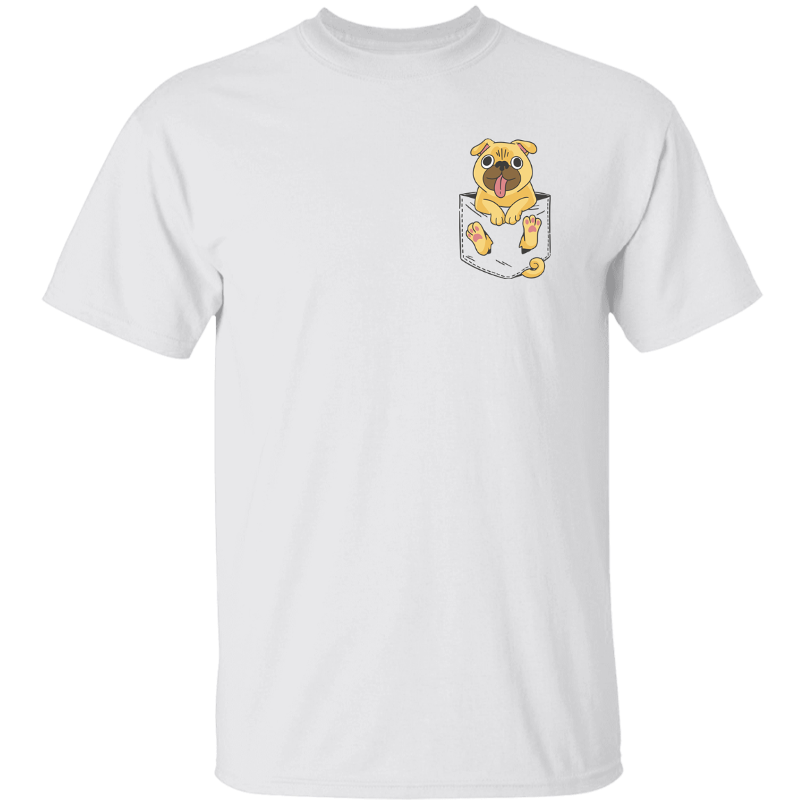 Pug In Pocket T-Shirt