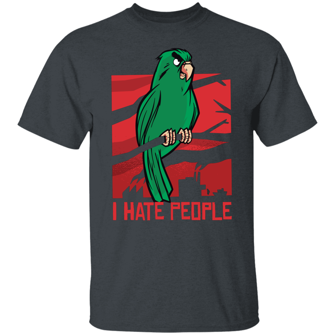 Parrot T-Shirt I Hate People
