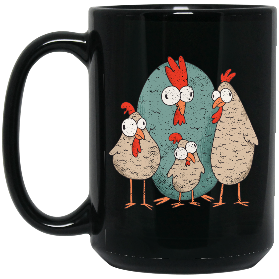 Crazy Chicken Mugs