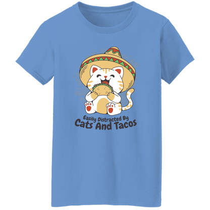Cats and Tacos Ladies' T Shirt